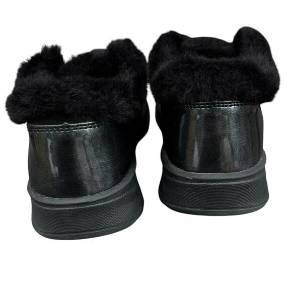 Bzees Golden Winter Bootie Size 6 Faux Fur Trim Cushioned Warm Ankle Boot - Picture 5 of 9